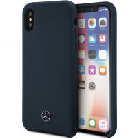 Mercedes Lining silikonska futrola za iPhone X - mornarsko plava