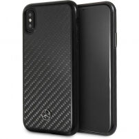 Mercedes Hard case Dynamic Carbon maskica za iPhone X - crna