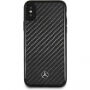 Mercedes Hard case Dynamic Carbon maskica za iPhone X - crna