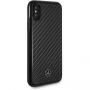 Mercedes Hard case Dynamic Carbon maskica za iPhone X - crna