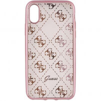 Guess Original maskica za iPhone X - ružičasta zlatna
