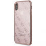 Guess Original maskica za iPhone X - ružičasta zlatna