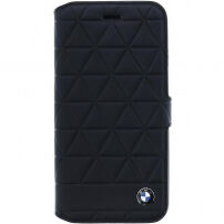BMW Hexagon Book kožna futrola za iPhone 7 / 8 - crna