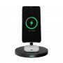 3u1 magnetni stalak za punjenje sa noćnim svjetlom za iPhone / Apple Watch / Airpods - crni