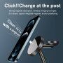 3u1 magnetni stalak za punjenje sa noćnim svjetlom za iPhone / Apple Watch / Airpods - crni