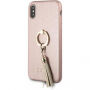 Guess Saffiano Ring futrola za iPhone X - Ružičasta