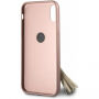 Guess Saffiano Ring futrola za iPhone X - Ružičasta