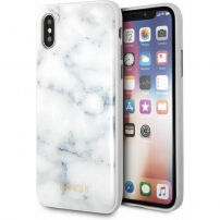 Guess Marble futrola za iPhone X - bijela