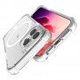 Prozirna maska sa okvirom u boji i MagSafe za iPhone 15 Pro Max - bijeli