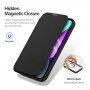 DUX DUCIS Skin X flip futrola sa MagSafe za iPhone 15 - crno