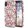 Guess Triangle maskica za iPhone X - bijela