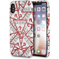 Guess Triangle maskica za iPhone X - bijela