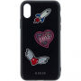 Guess Iconic futrola za iPhone X - crna