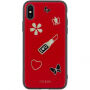 Guess Iconic futrola za iPhone X - crvena
