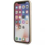 Guess Saffiano Butterfly maskica za iPhone X - ružičasta zlatna