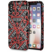 Guess Triangle Over maskica za iPhone X - crna