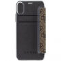 Guess Charms Book 4G futrola za iPhone X - Smeđa