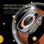 DUX DUCIS kaljeno staklo sa metalnim okvirom za Apple Watch Ultra 49mm - crno