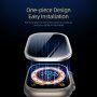 DUX DUCIS kaljeno staklo sa metalnim okvirom za Apple Watch Ultra 49mm - srebrni