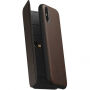 Nomad Folio Leather Tri-Fold futrola za Apple iPhone XS / X - Smeđa