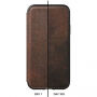 Nomad Folio Leather Tri-Fold futrola za Apple iPhone XS / X - Smeđa