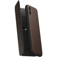 Nomad Folio Leather Tri-Fold futrola za Apple iPhone XS Max - Smeđa