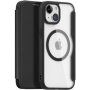 DUX DUCIS Skin X flip futrola sa MagSafe za iPhone 15 - crno