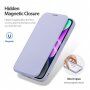 DUX DUCIS Skin X flip futrola sa MagSafe za iPhone 15 - Ljubičasto