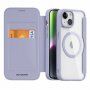 DUX DUCIS Skin X flip futrola sa MagSafe za iPhone 15 - Ljubičasto
