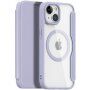DUX DUCIS Skin X flip futrola sa MagSafe za iPhone 15 - Ljubičasto
