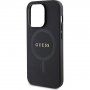 Guess Saffiano maska sa MagSafe za iPhone 15 Pro - crni
