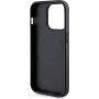 Guess Saffiano maska sa MagSafe za iPhone 15 Pro - crni