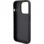 Karl Lagerfeld Quilted Pattern maska za iPhone 15 Pro - crni