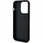 Guess Sequin Script Logo maska sa šljokicama za iPhone 14 Pro Max - crni
