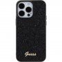 Guess Square Mirror Script Logo maska za iPhone 15 Pro Max - crni