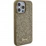Guess Square Mirror Script Logo maska za iPhone 15 Pro Max - zlatni