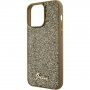 Guess Square Mirror Script Logo maska za iPhone 15 Pro Max - zlatni