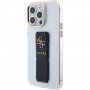 Guess Grip Stand 4G Metal Logo prozirna maska sa stalkom za iPhone 15 Pro Max - proziran