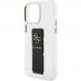 Guess Grip Stand 4G Metal Logo prozirna maska sa stalkom za iPhone 15 Pro Max - proziran