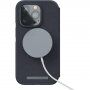 NJORD Leather flip futrola sa MagSafe za iPhone 14 Pro Max - tamno sivo