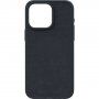 NJORD Suede maska sa MagSafe za iPhone 15 Pro Max - tamno sivi