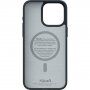 NJORD Suede maska sa MagSafe za iPhone 15 Pro Max - tamno sivi