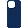 NJORD Suede maska sa MagSafe za iPhone 15 Pro Max - tamno plavi