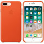 Originalna Apple kožna futrola za iPhone 8 Plus / 7 Plus - svijetlonarančasta