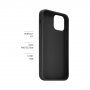 FIXED Story silikonska maska pro iPhone 15 Plus - crni