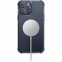 UNIQ Combat MagClick prozirna maska s MagSafe za iPhone 15 Pro Max - tamno plava