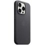 Originalna Apple maska od tkanine FineWoven sa MagSafe za iPhone 15 Pro Max - crni