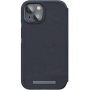 NJORD Leather flip futrola sa MagSafe za iPhone 14 - tamno sivo