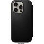 Nomad Modern Leather Folio flip futrola sa MagSafe za iPhone 15 Pro - crno