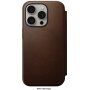 Nomad Modern Leather Folio flip futrola sa MagSafe za iPhone 15 Pro Max - smeđi